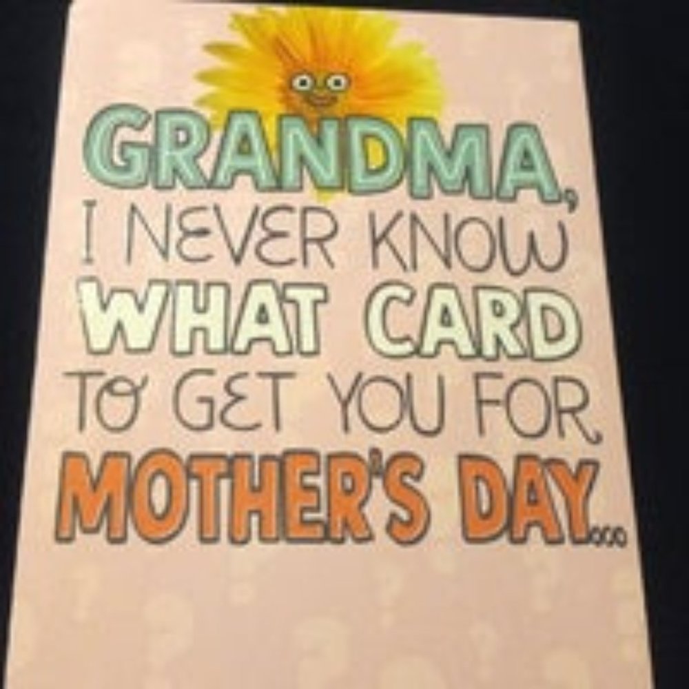 Grandma's Mother's Day card